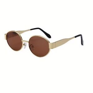 Retro Trendy Famous Brown Sunglasses